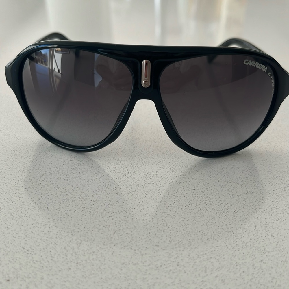 Carrera Model 38 807 PT Black Sunglasses Unisex